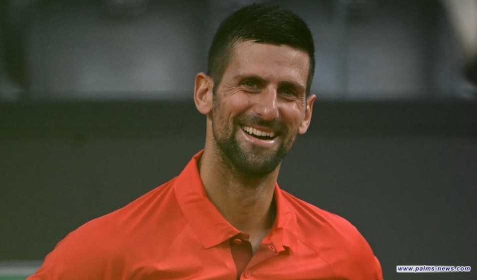 ديوكوفيتش يتعرض لضربة خطيرة في الرأس